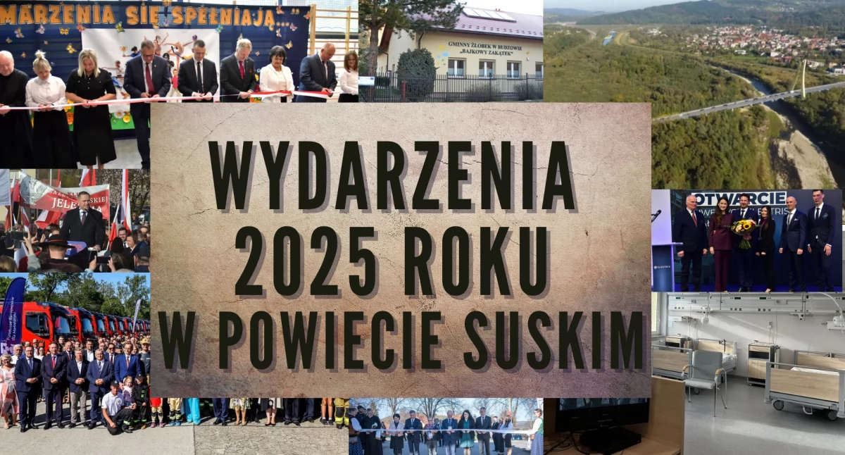 10 najważniejszych wydarzeń 2025 roku w powiecie suskim [ZAGŁOSUJ]