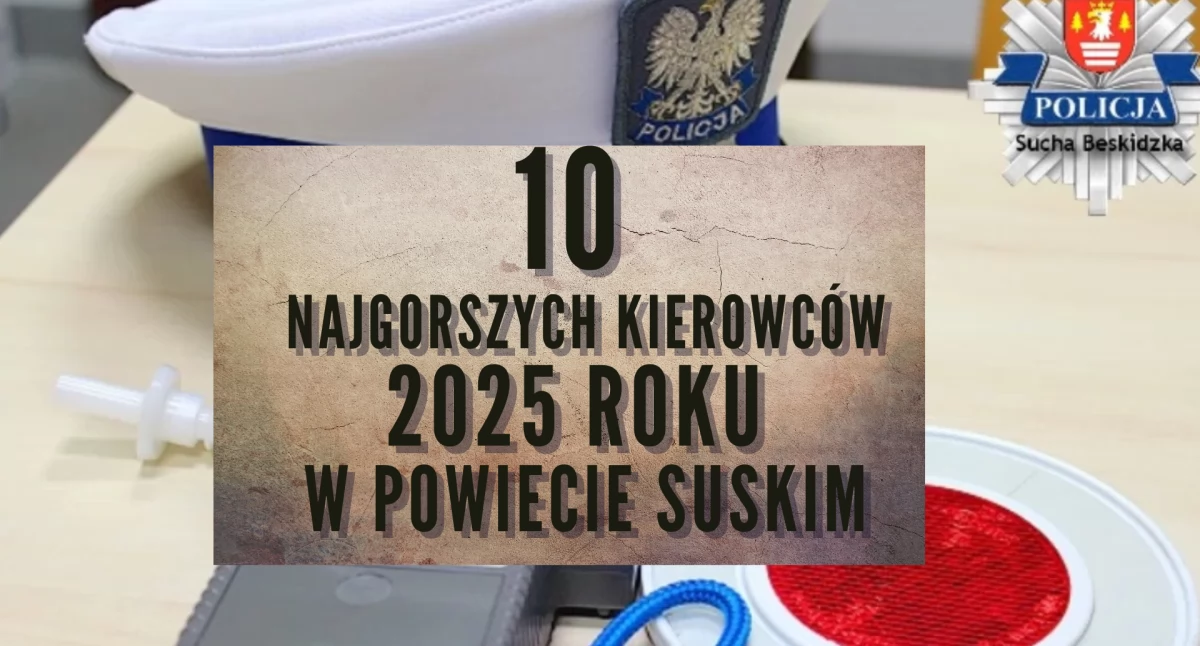 10 najgorszych kierowców na drogach suskich w 2025 roku [ZAGŁOSUJ]