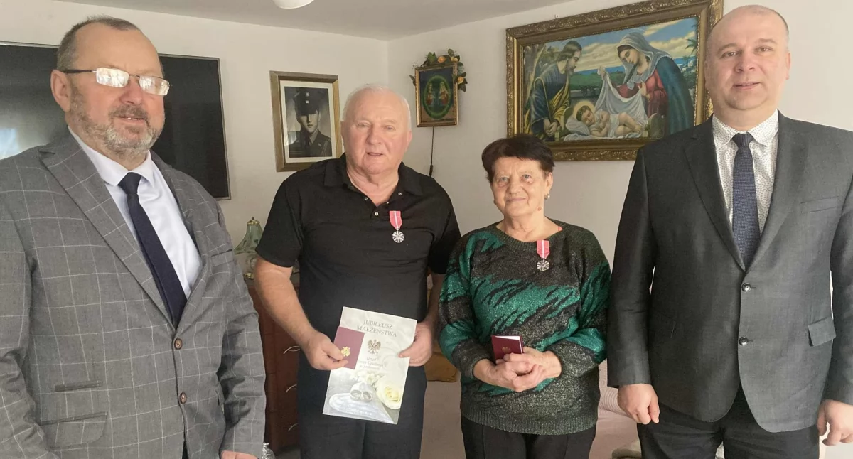 Z serca i z szacunkiem – wizyty u złotych i diamentowych jubilatów w Gminie Jordanów