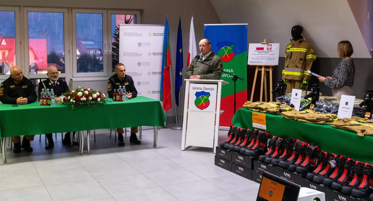 Nowy sprzęt dla bezpieczeństwa Gminy Zawoja
