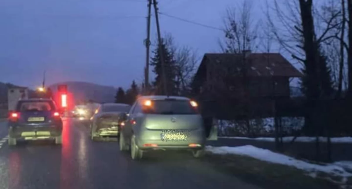Poranna kolizja w Makowie Podhalańskim 