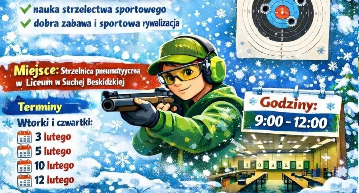 Ferie na strzelnicy sportowej 