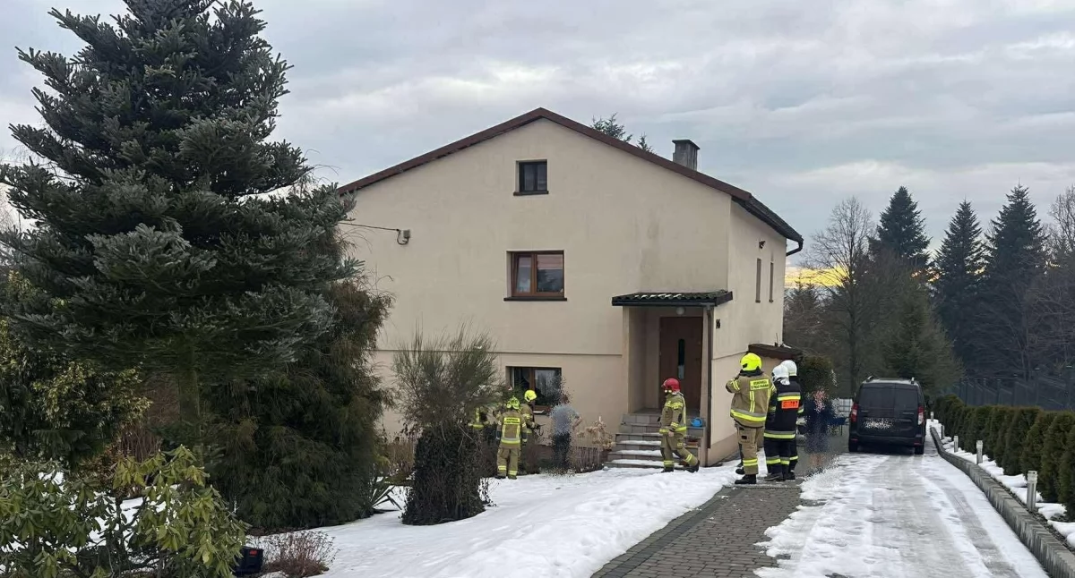 Pożar w Marcówce 