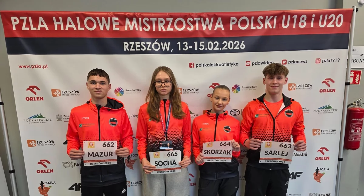 Sprintem po życiówki, czyli młodzi lekkoatleci z powiatu z mocnym otwarciem Halowych Mistrzostw Polski w Rzeszowie