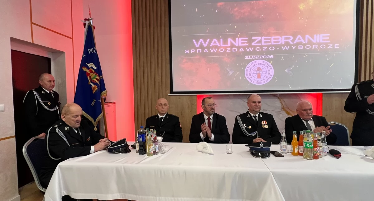 Nowy zarząd OSP Łętownia wybrany.