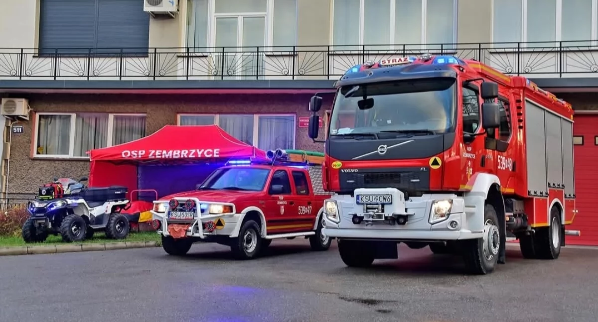 Atak podczas akcji. Strażak OSP Zembrzyce zaatakowany w trakcie interwencji