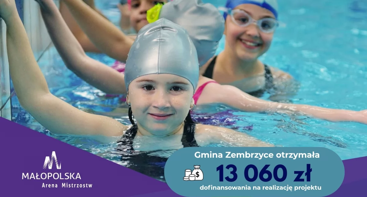 Gmina Zembrzyce otrzymała dofinansowanie na naukę pływania dla uczniów