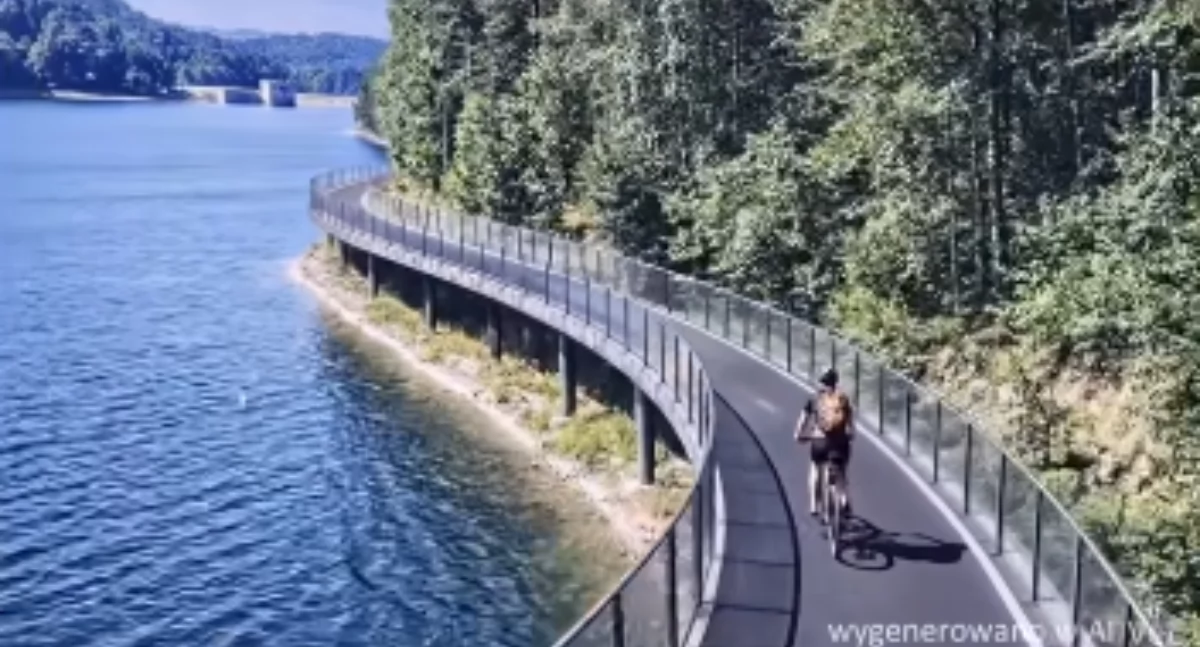 Nowa trasa VeloSkawa nad Jeziorem Mucharskim – rowerowa gratka na horyzoncie