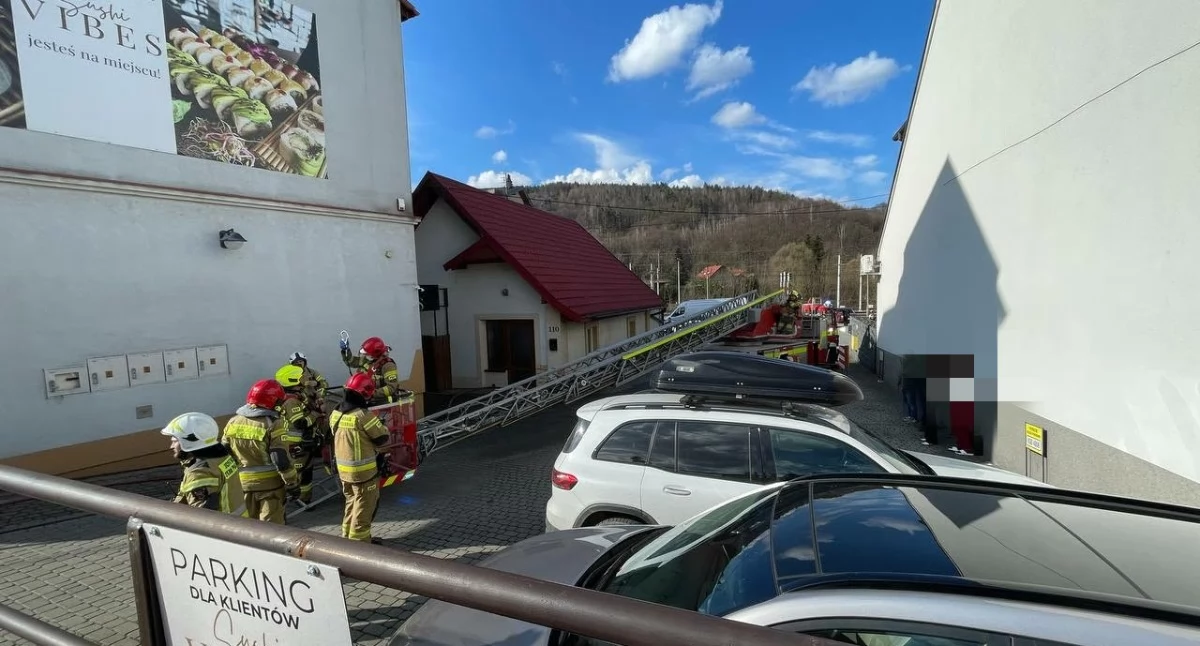 Pożar w Suchej Beskidzkiej. AKTUALIZACJA