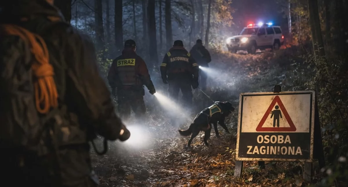 Nocne poszukiwania w Białce. Strażacy i policja ścigali czas dla zaginionego 25-latka