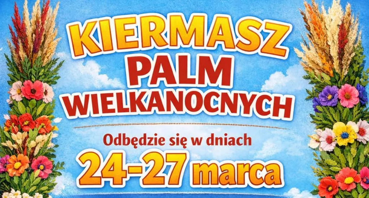 Kiermasz palm wielkanocnych w Budzowie. Tradycja i wsparcie dla uczniów