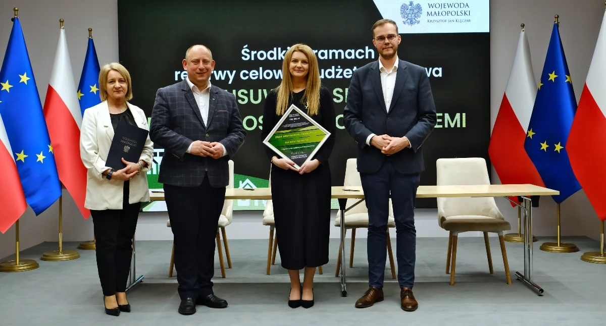 Zembrzyce z dofinansowaniem na walkę z osuwiskami