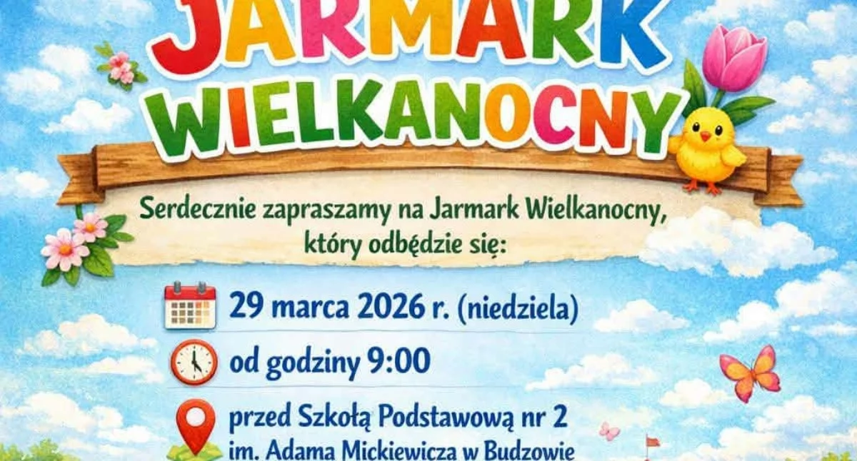 Jarmark Wielkanocny w Budzowie. Zapraszają już 29 marca
