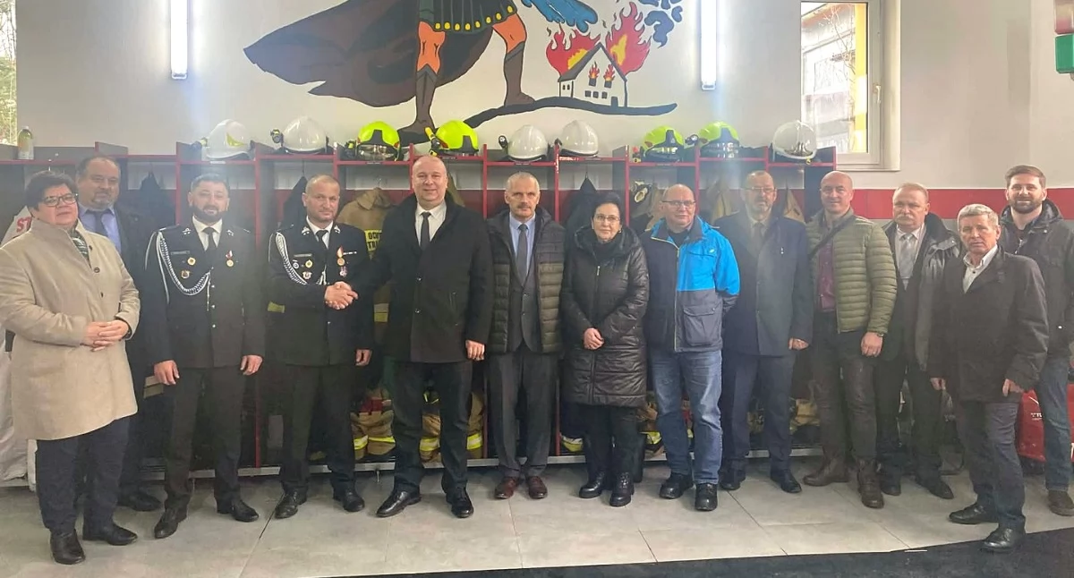 Nowe oblicze remizy w Osielcu Górnym. Strażacy zyskali lepsze warunki do działania