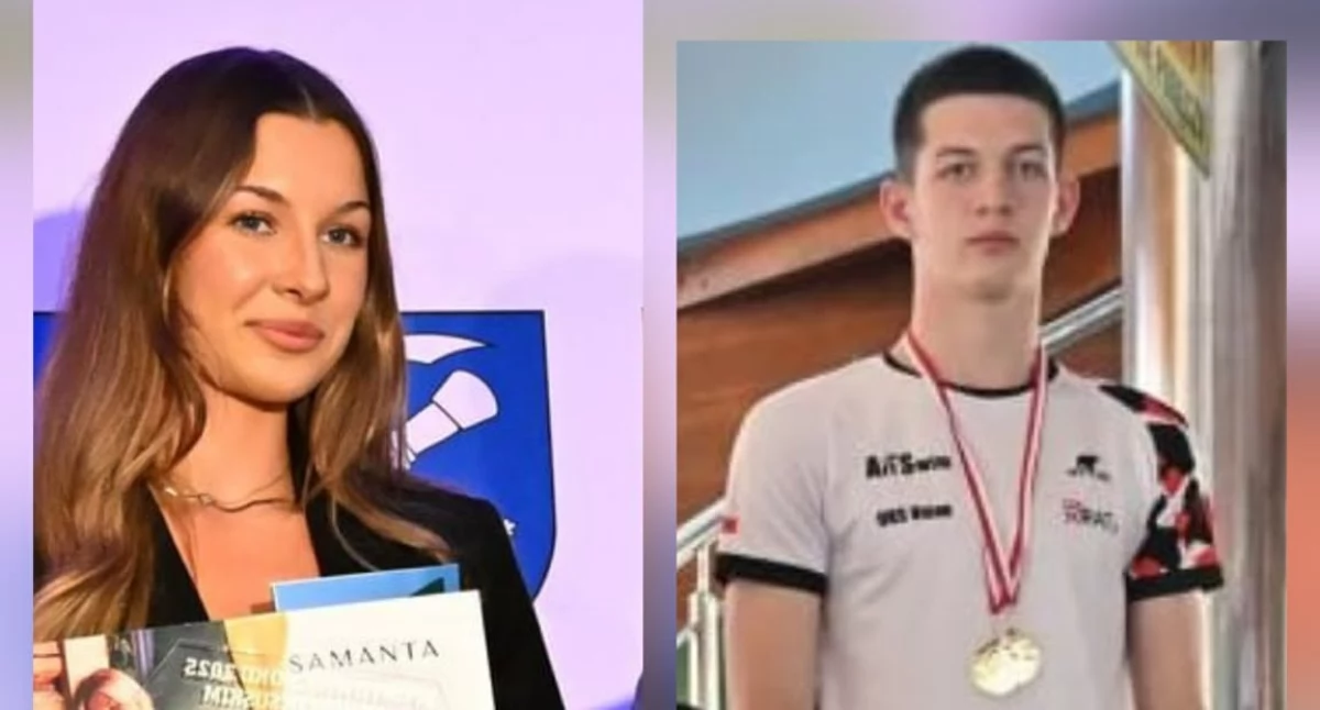 Wiktoria Gracjasz i Tomasz Jałocha medalistami wojewódzkich zawodów w pływaniu