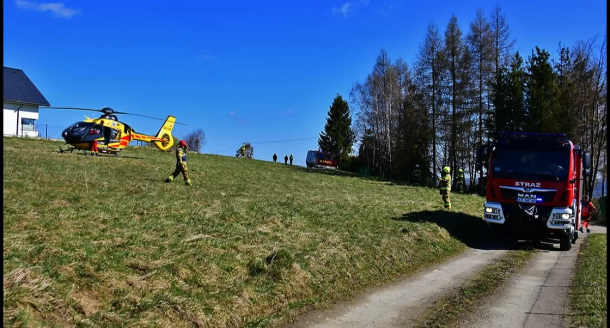 Interwencja w Śleszowicach – strażacy czujni także w święta