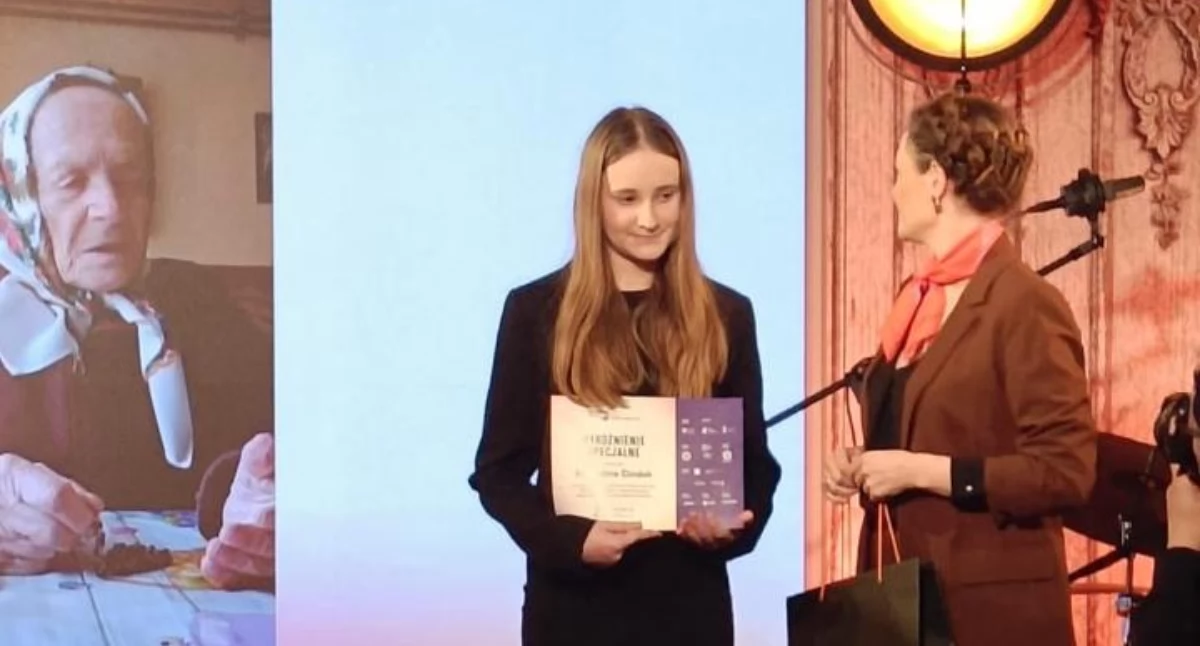 Wyścig z czasem o wspomnienia. Marcelina Dzidek z Palczy nagrodzona! 
