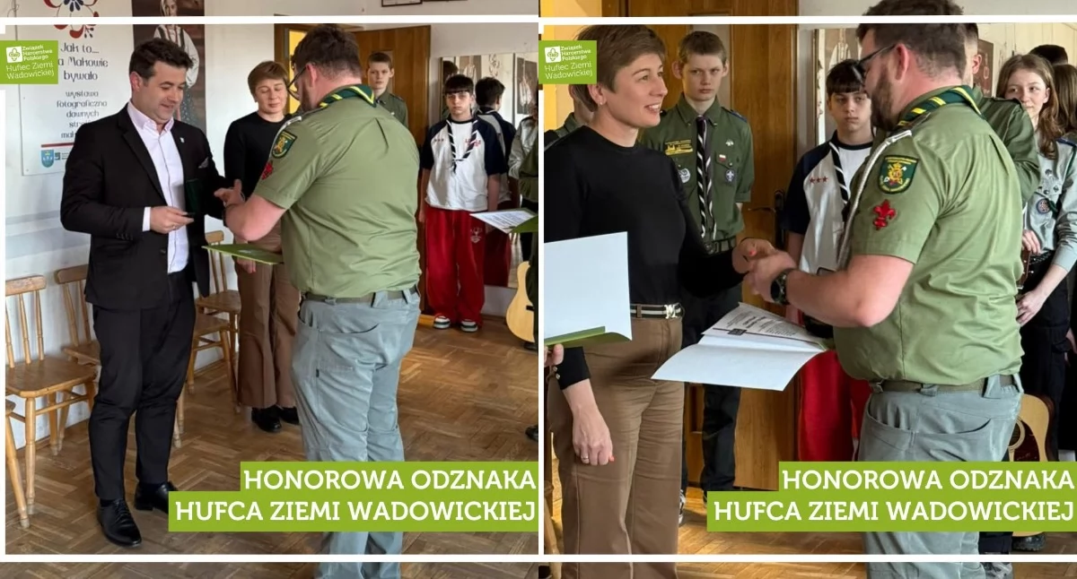 Honorowe Odznaki Hufca wręczone w Makowie Podhalańskim!
