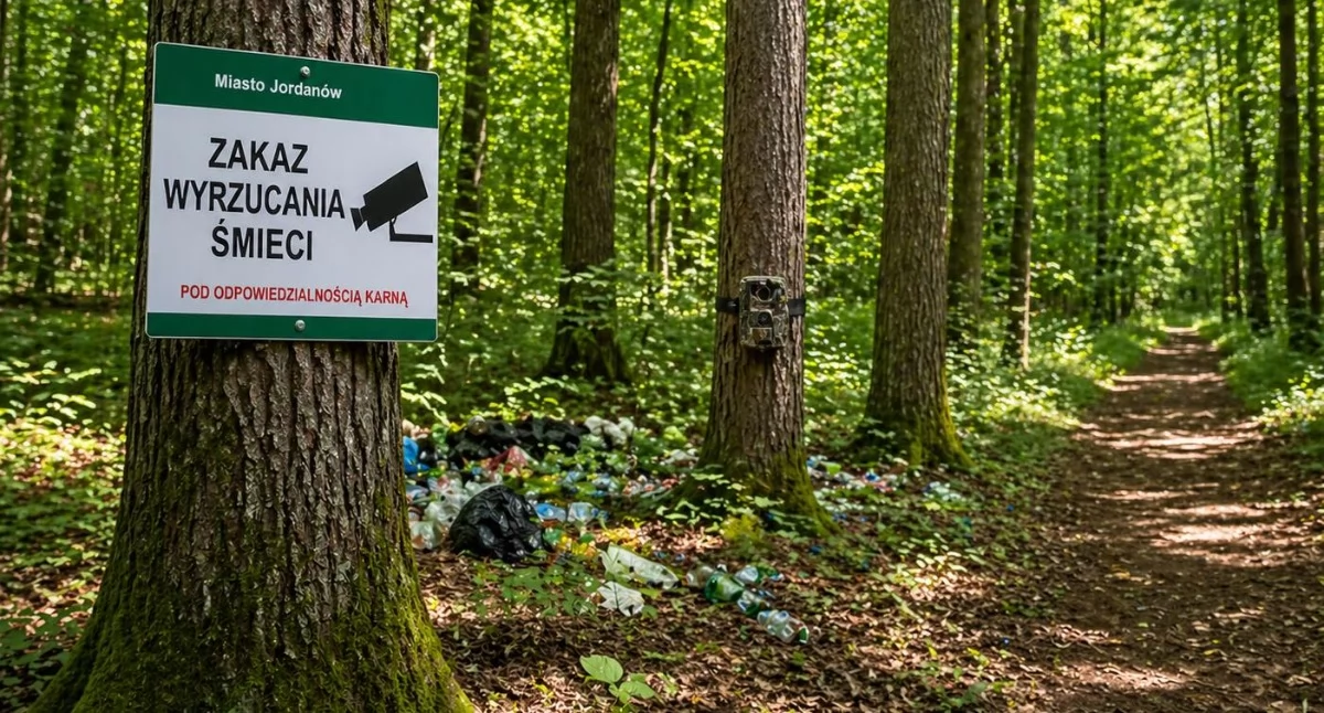 Fotopułapki w Jordanowie? Radny inicjuje działania przeciw dzikim wysypiskom