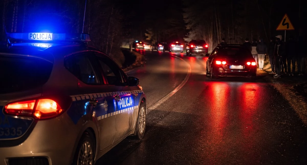 Zawoja: Niebezpieczne popisy po zmroku