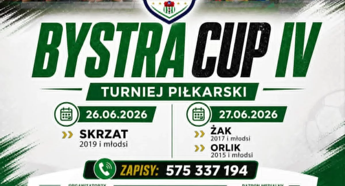 Bystra Cup wraca! Dwa dni sportowych emocji dla najmłodszych