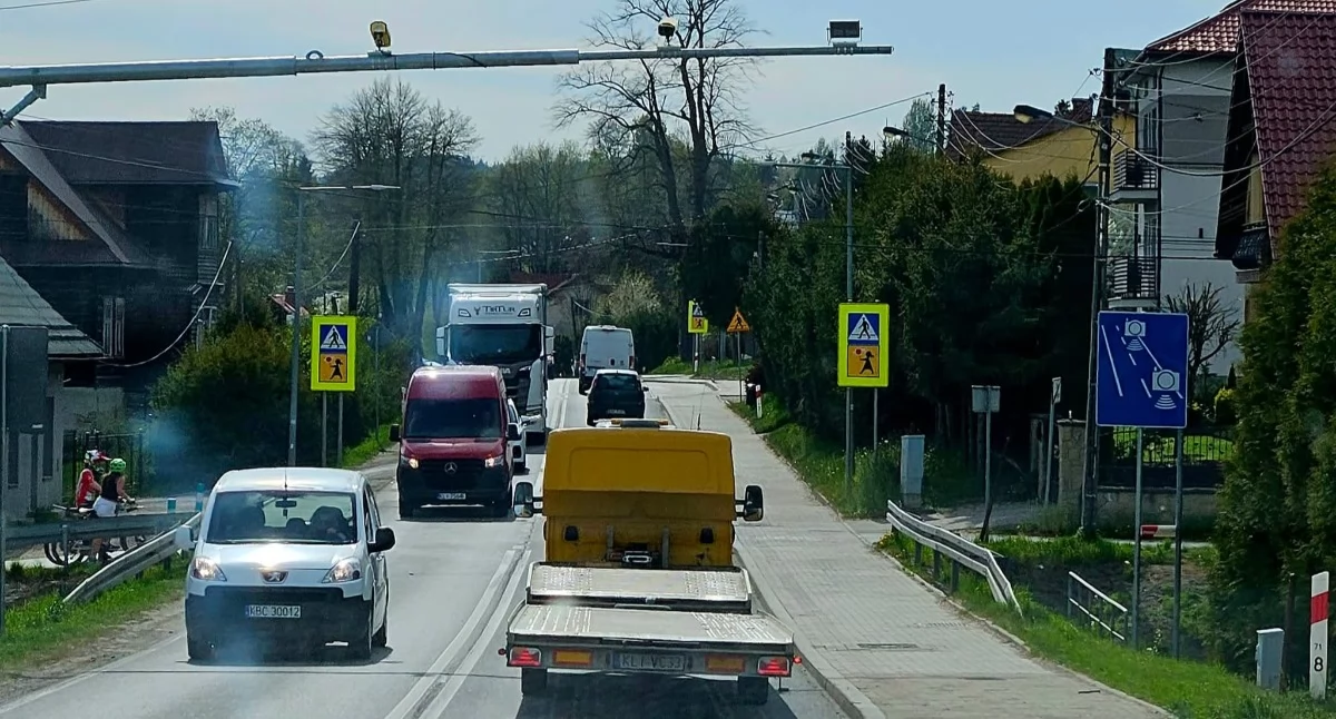 Odcinkowy pomiar na popularnej trasie z naszego regionu