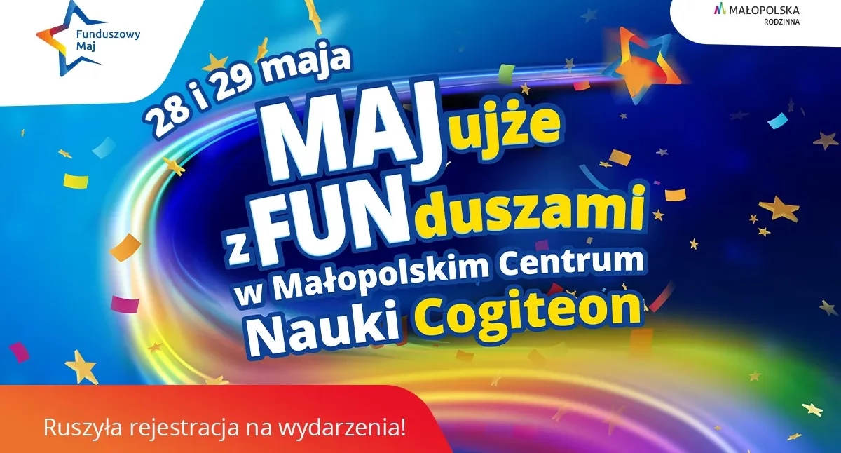 Funduszowy Maj w Cogiteonie. Nauka, zabawa i wielka potańcówka pod gwiazdami