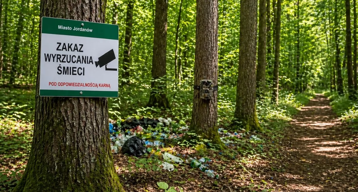Nielegalne wysypiska pod okiem kamer. Jordanów szykuje pilotaż