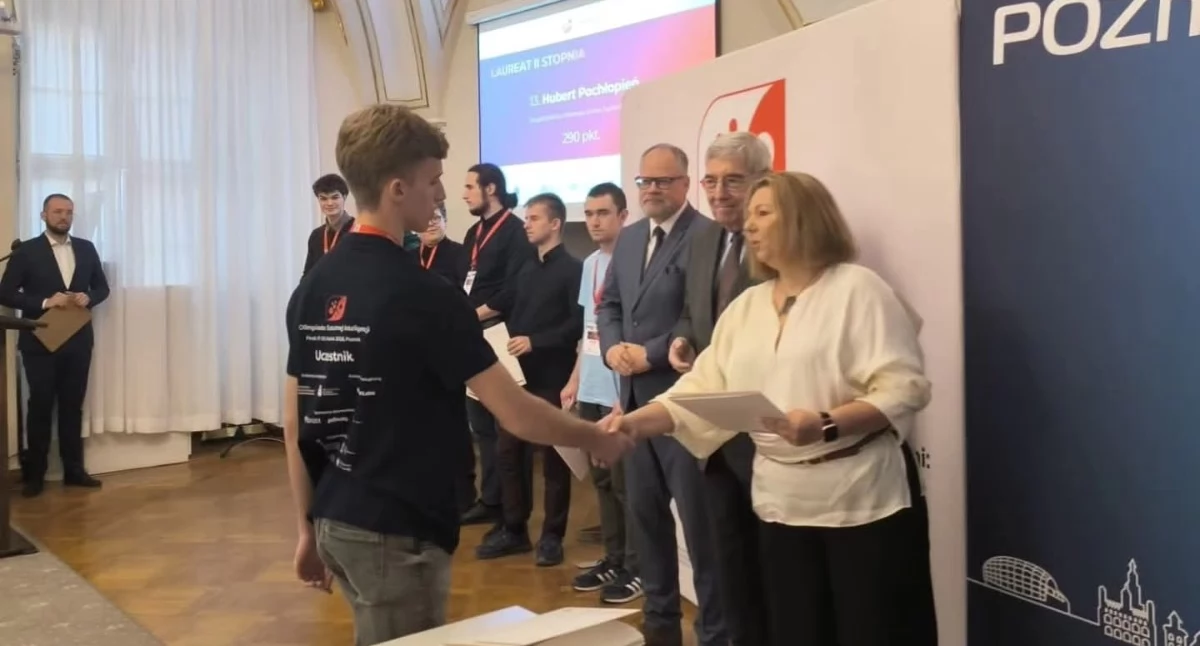 Wielki sukces ucznia suskiego Goetla. Hubert Pochłopień laureatem ogólnopolskiej olimpiady