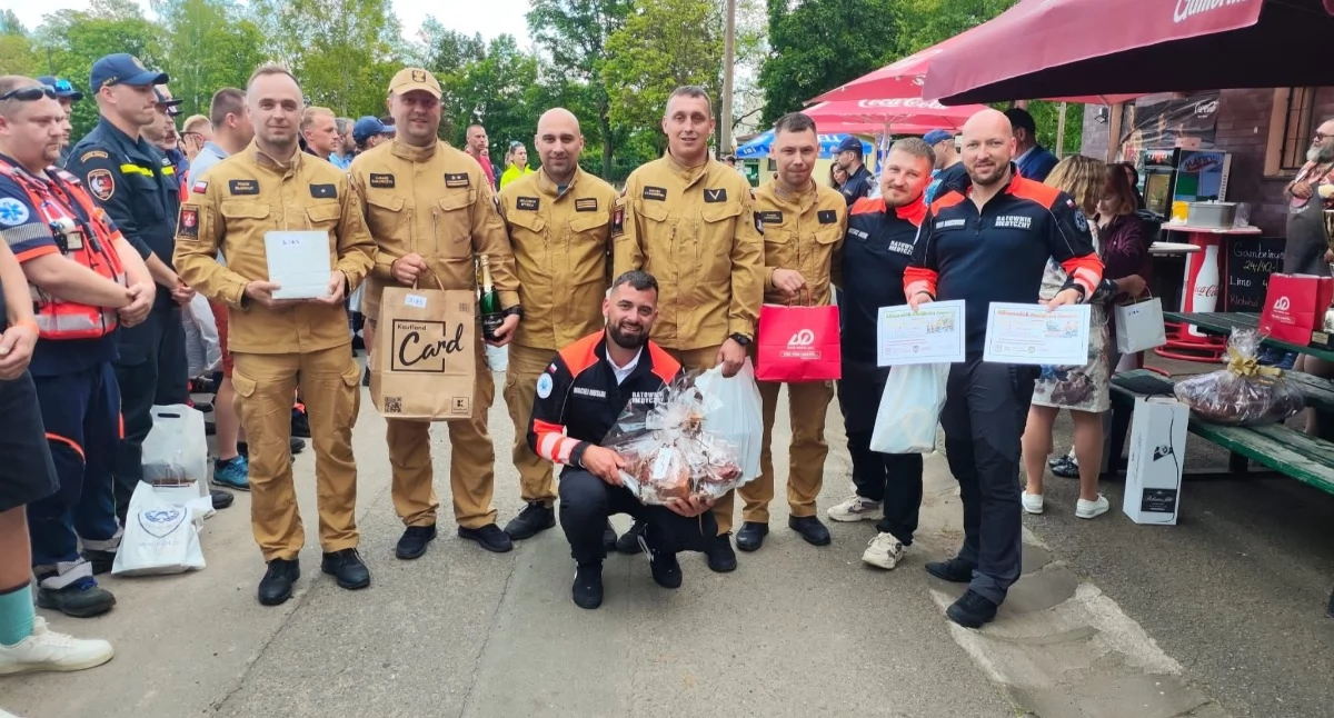 Ratownicy z Suchej Beskidzkiej na podium w Czechach! Ogromny sukces  drużyny