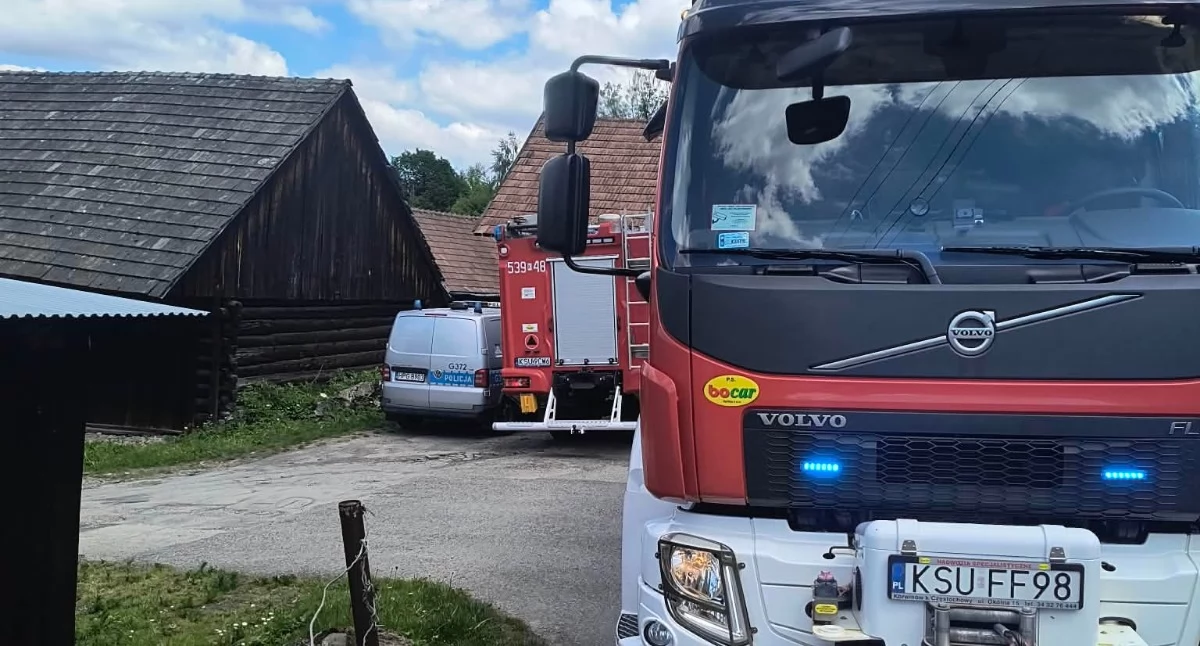  Ratownicza akcja w Zembrzycach. Strażacy zawsze gotowi do pomocy