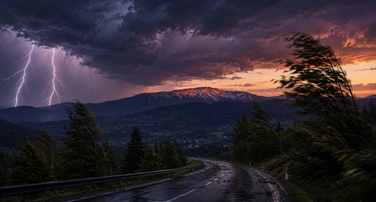 Ostrzeżenie meteorologiczne dla powiatu suskiego