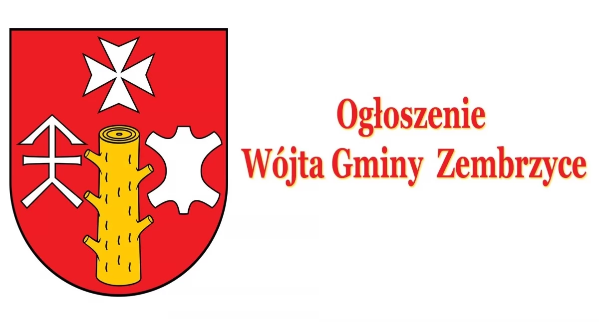 Ogłoszenie Wójta gminy Zembrzyce