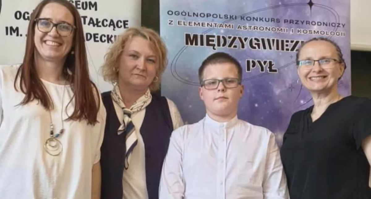 Kosmiczny sukces ucznia SP1 w Suchej Beskidzkiej