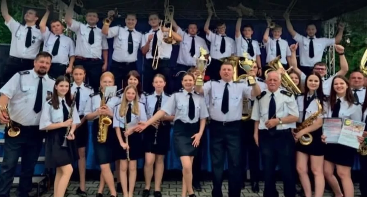 Orkiestra OSP Bystra Podhalańska świętuje 70-lecie.