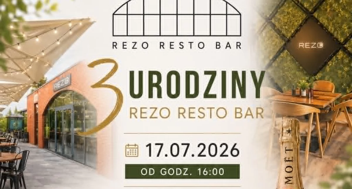 To już 3 lata REZO Resto Bar! 