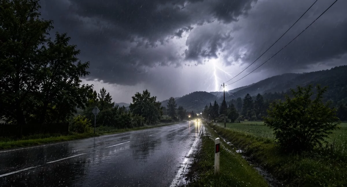 Ostrzeżenie meteorologiczne dla powiatu suskiego