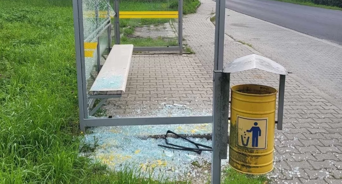Akt wandalizmu w Jordanowie