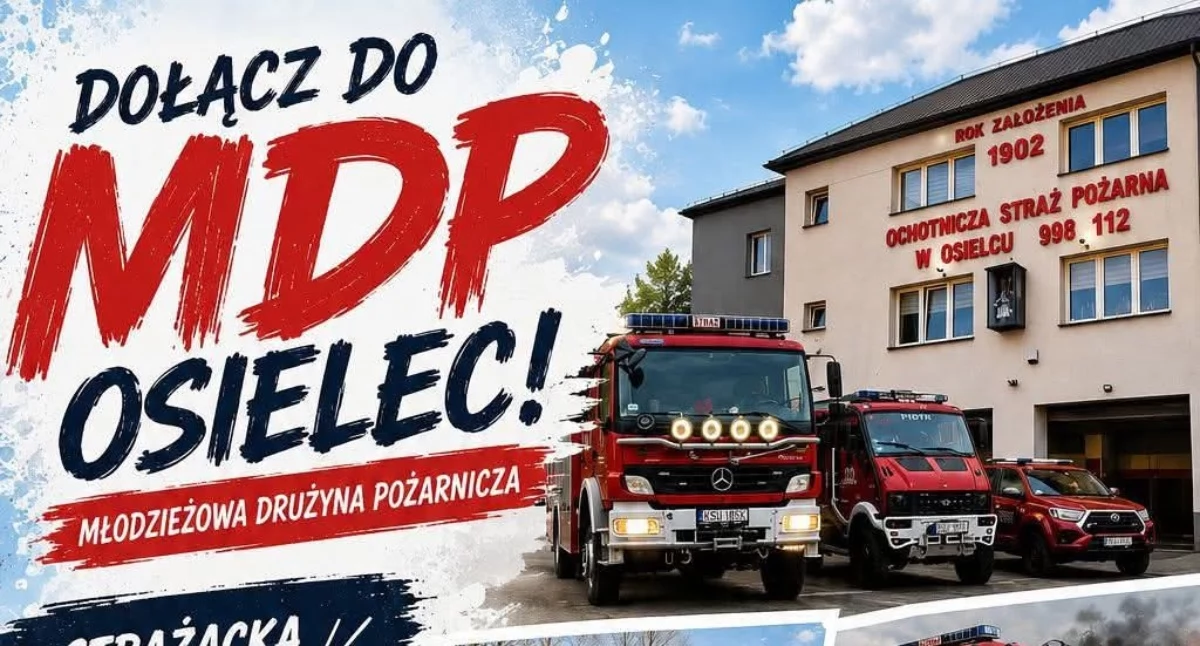 Rusza nabór do MDP Osielec. Strażacka pasja zaczyna się tutaj!