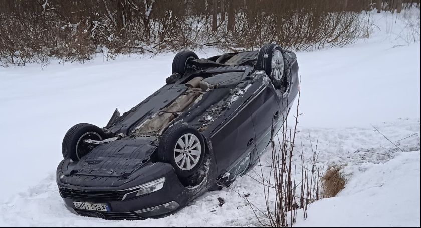 Chciał uniknąć czołowego zderzenia i... 
