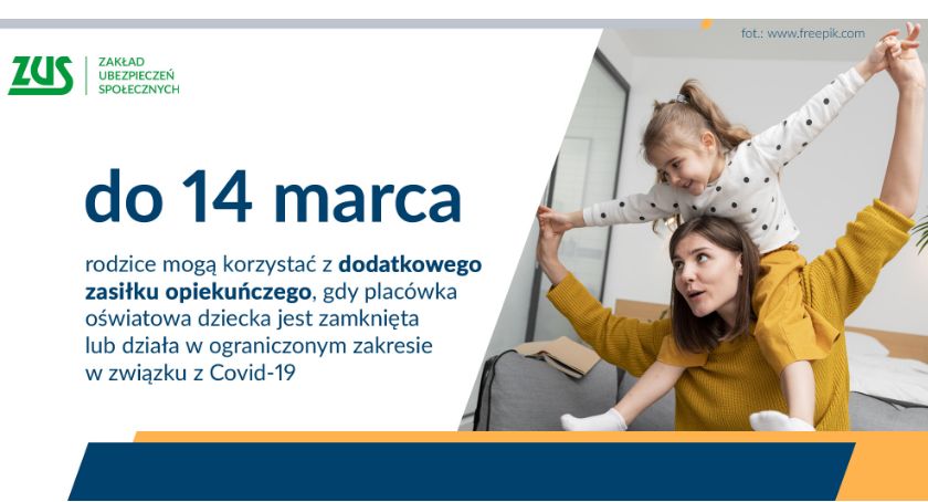 Zasiłek opiekuńczy przez kolejne 2 tygodnie