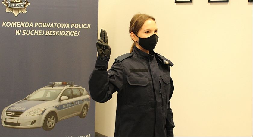 Suska komenda ma nową policjantkę. Czeka ją jednak jeszcze szkolenie 