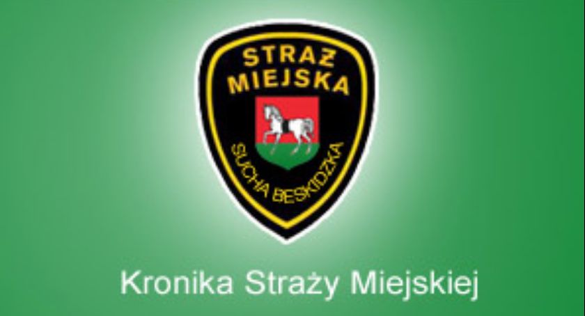 Spadła ilość interwencji suskich strażników