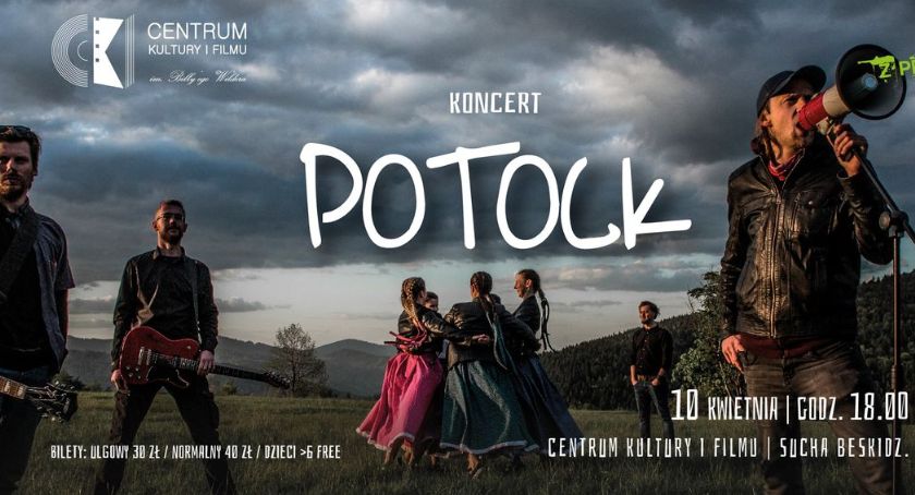Koncert zespołu PotOCK w Centrum Kultury i Filmu w Suchej Beskidzkiej