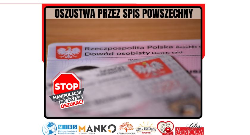 Oszustwa przez spis powszechny.  Stop Manipulacji – nie daj się oszukać!