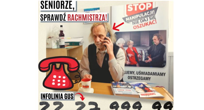 Seniorze, sprawdź Rachmistrza! Akcja edukacyjna Głosu Seniora