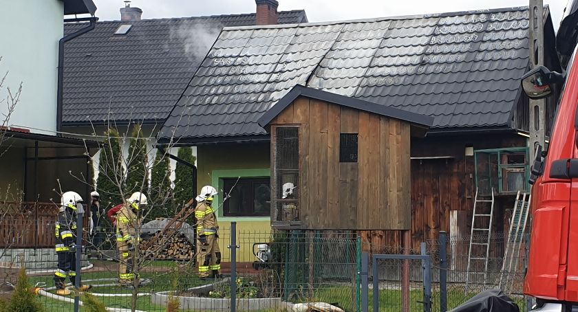 Poranny pożar w Grzechyni został szybko opanowany