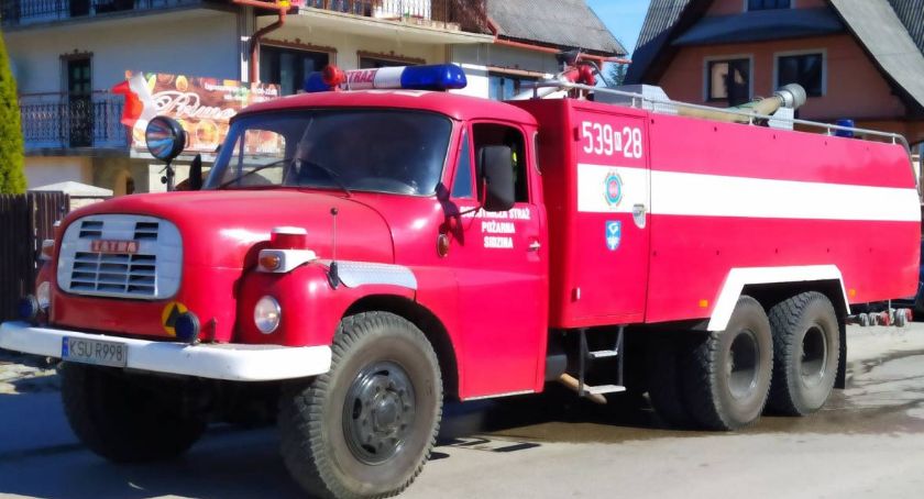 Poranny pożar w komorze silnika 