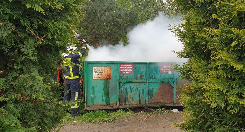 Skawica: Pożar przy cmentarzu 