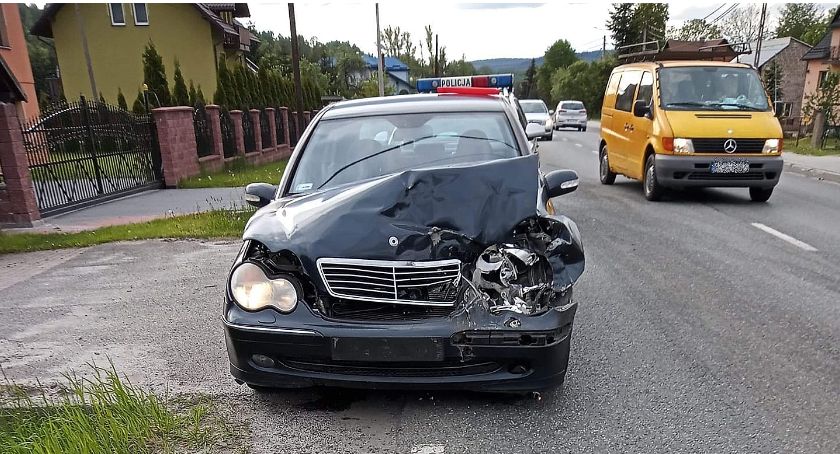 Potężna kolizja w Juszczynie 